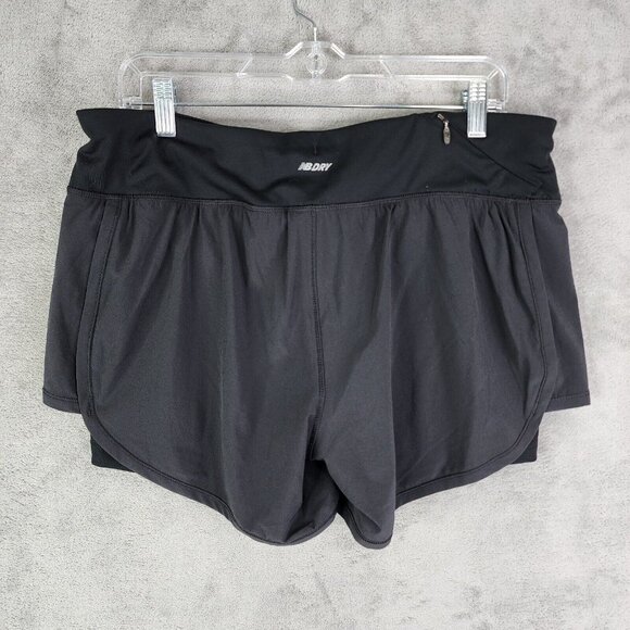 Womens Black New Balance NB Dry Running Shorts Lined Athletic Size L - Picture 6 of 14